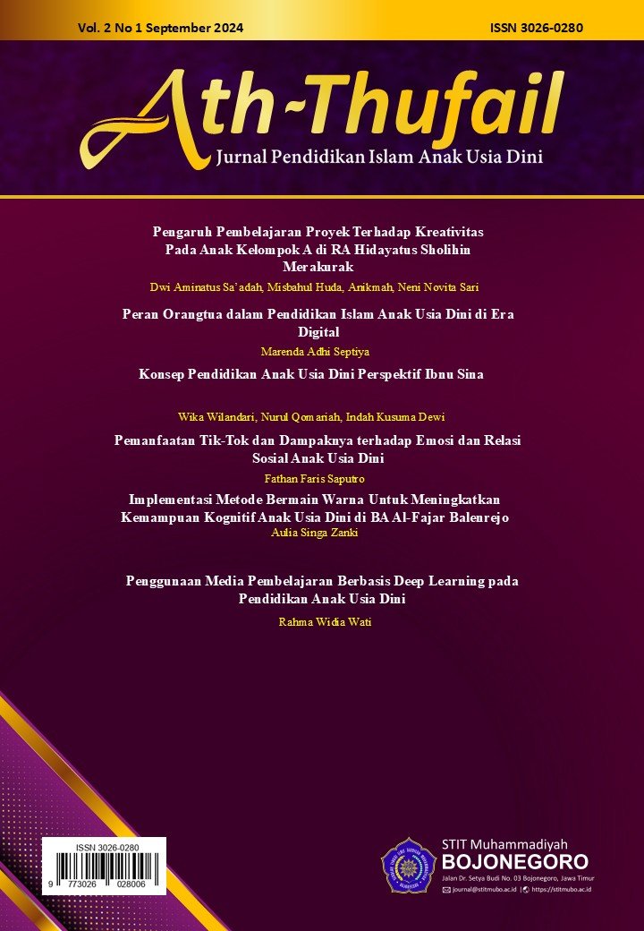 					View Vol. 3 No. 1 (2025): Ath-Thufai: Jurnal Pendidikan Islam Anak Usia Dini Volume 3 Nomor 1 September 2025
				